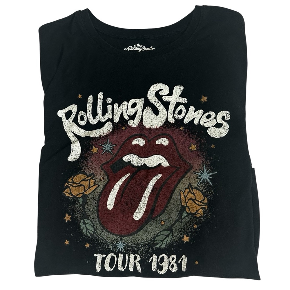 The Rolling Stones Black Tour 1981 Graphic Tee
